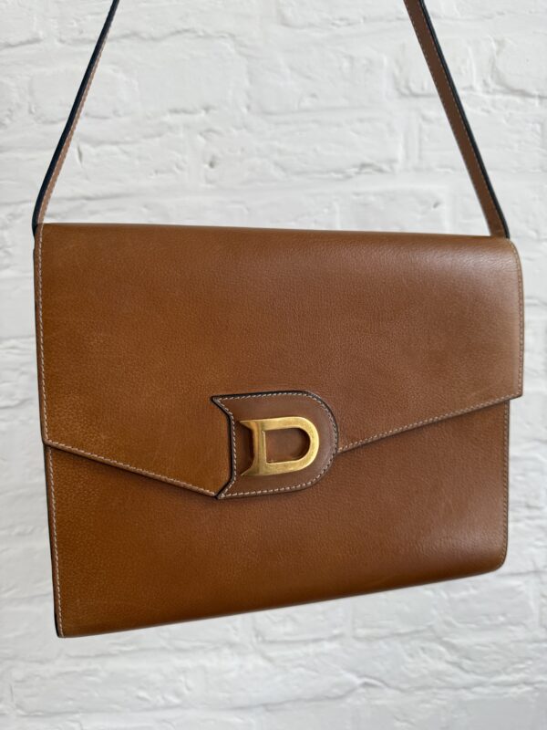 Vintage Crossbody Cognac - Afbeelding 3