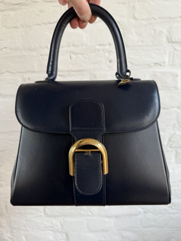 Vintage Brillant PM Marine Box Calf - Afbeelding 2