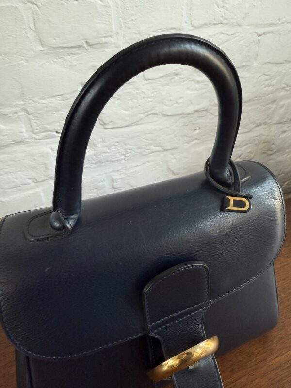 Vintage Brillant PM Marine Box Calf - Afbeelding 12