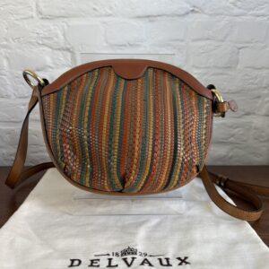 Crossbody in Toile de Cuir