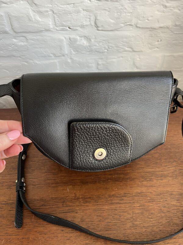 Vintage Rondeau Crossbody in Zwart - Afbeelding 8