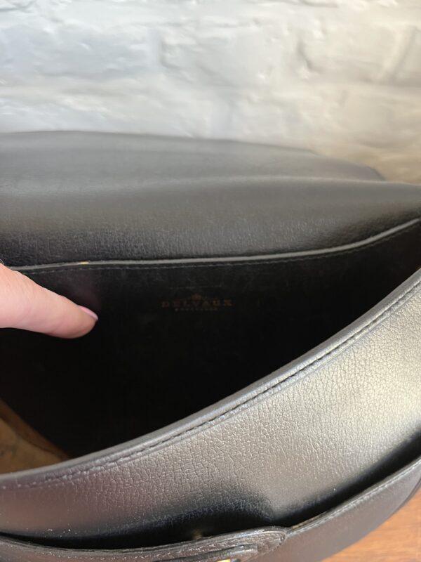 Vintage Rondeau Crossbody in Zwart - Afbeelding 10