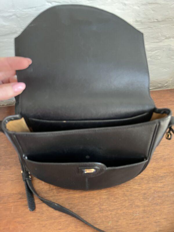 Vintage Rondeau Crossbody in Zwart - Afbeelding 11