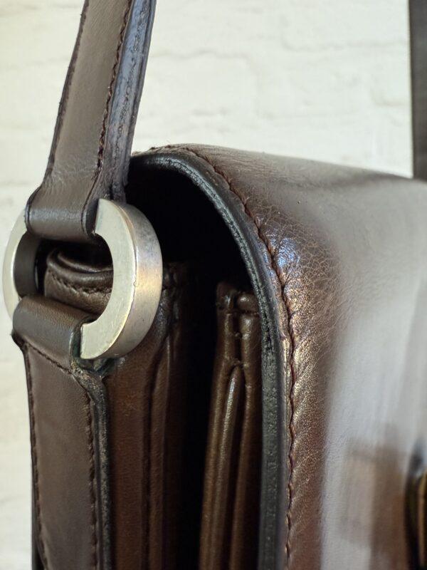 Crossbody in marron box calf - Afbeelding 7