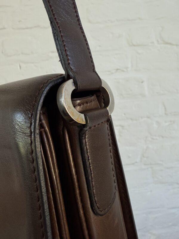 Crossbody in marron box calf - Afbeelding 8