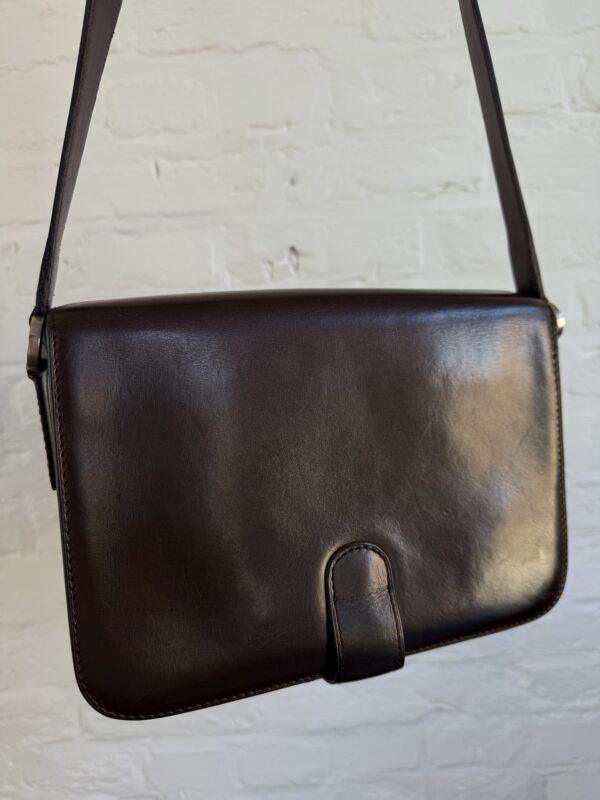 Crossbody in marron box calf - Afbeelding 11