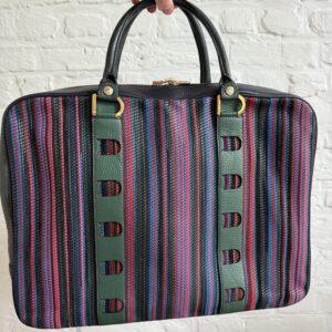 Laptoptas in toile de cuir