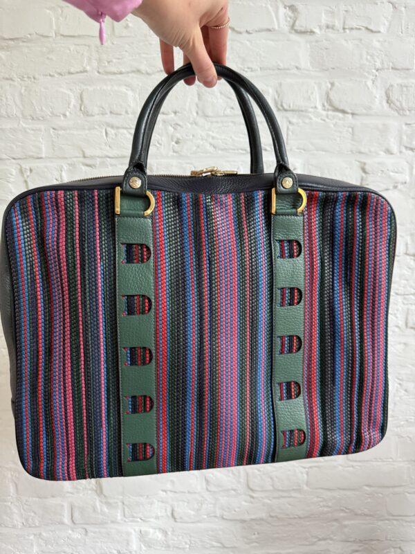 Laptoptas in toile de cuir