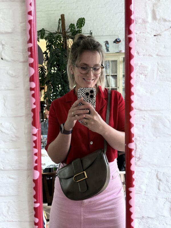 Vintage Crossbody Taupe - Afbeelding 16