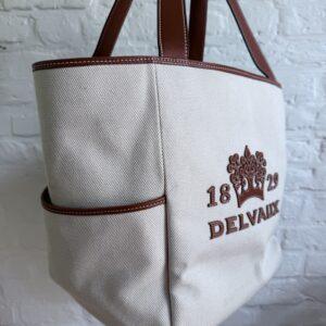 Delight Tote Canvas Domino Calf