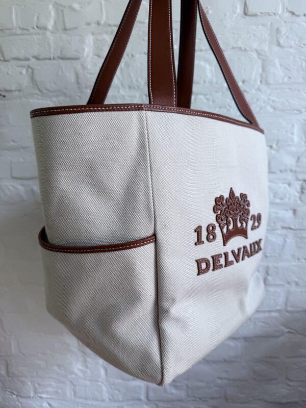 Delight Tote Canvas Domino Calf