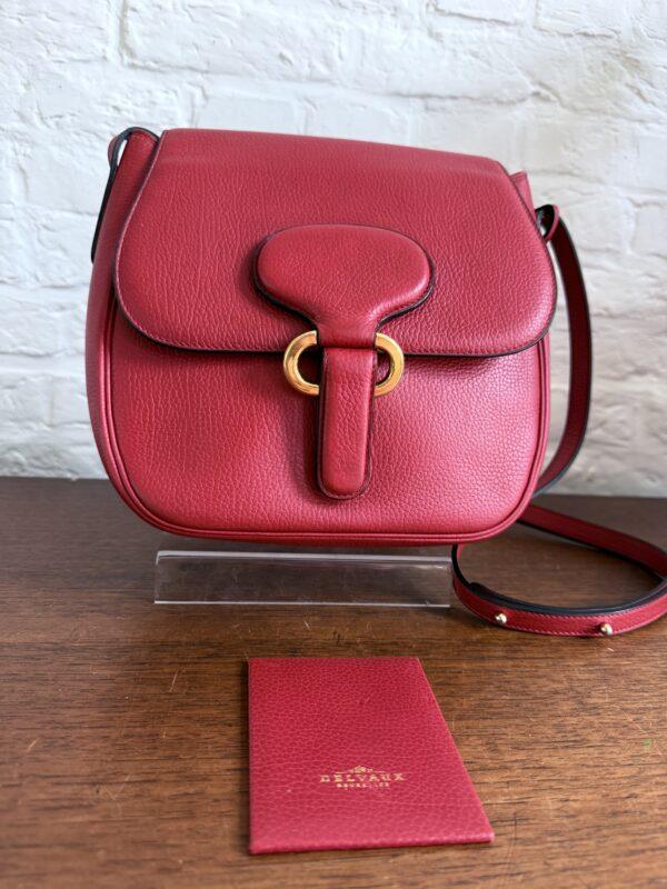 Vintage crossbody in rood - Afbeelding 2