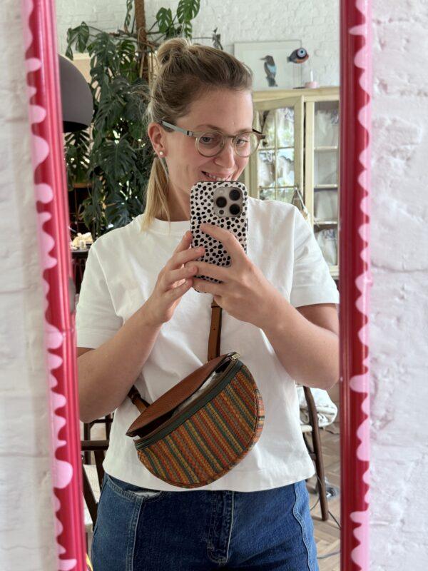 Crossbody in Toile de Cuir - NIEUW - Afbeelding 2
