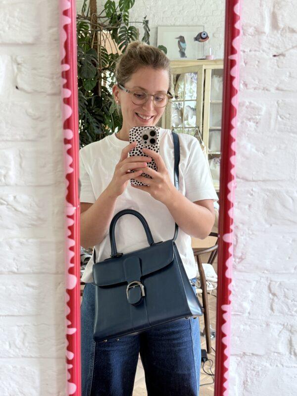 Brillant MM Bleu de Prusse Box Calf - Afbeelding 2