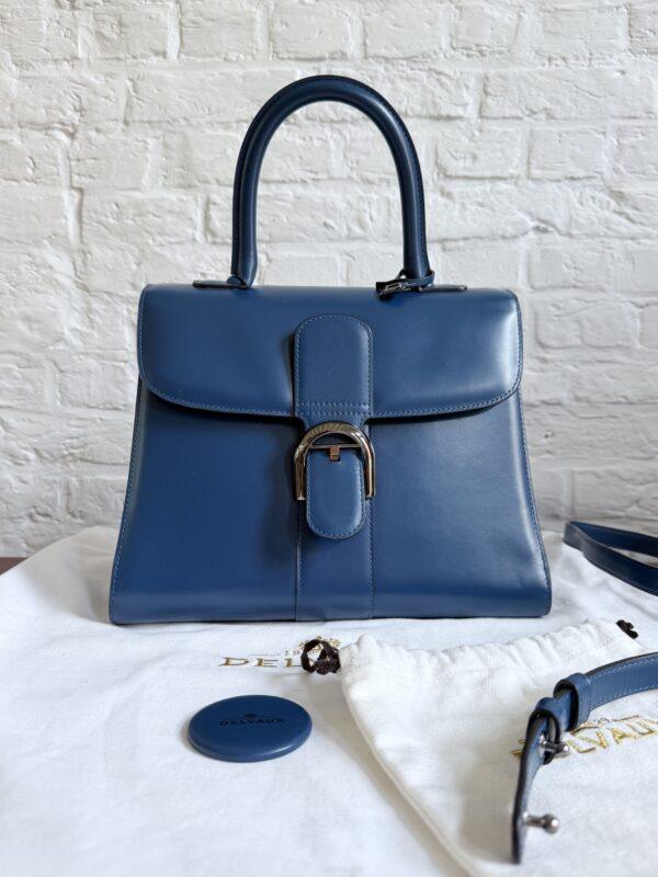 Brillant MM Bleu de Prusse Box Calf