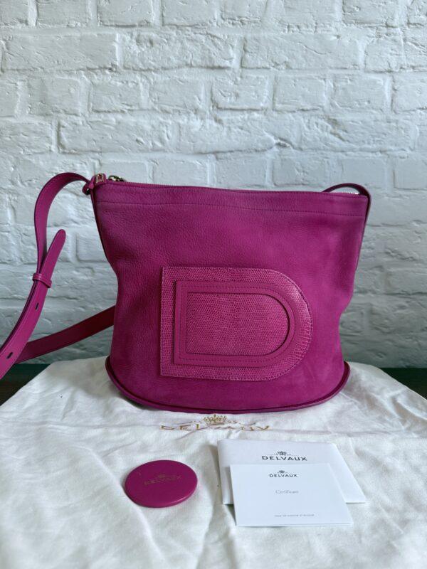 Le Pin Baudrier Santiag Lézard Brillant Rose Indien - Afbeelding 2