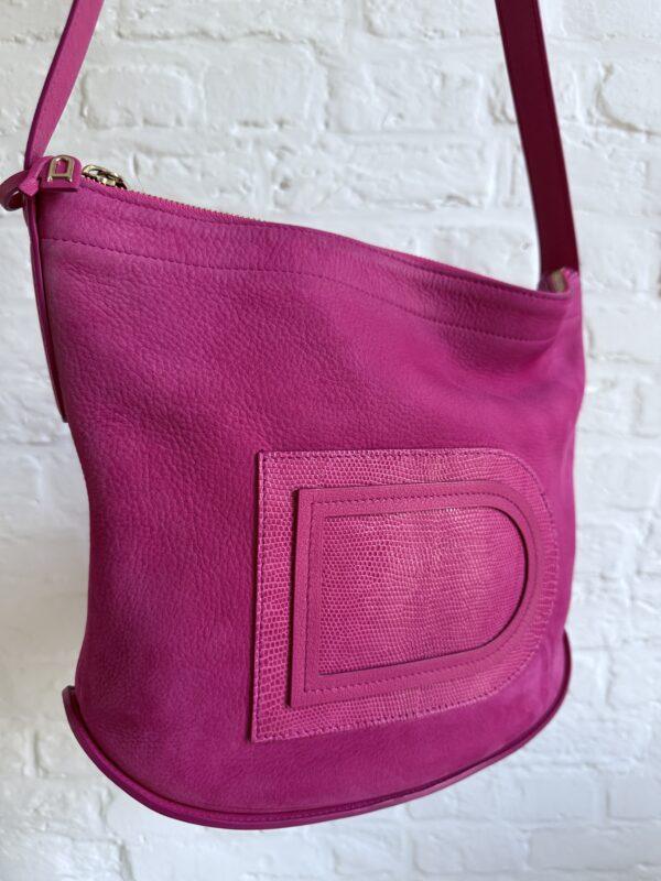 Le Pin Baudrier Santiag Lézard Brillant Rose Indien - Afbeelding 6