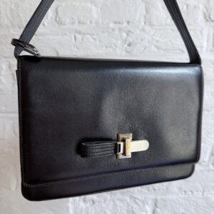Crossbody in zwarte Boxcalf