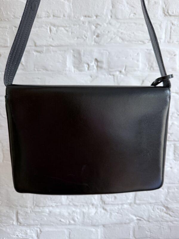 Crossbody in zwarte Boxcalf - Afbeelding 9