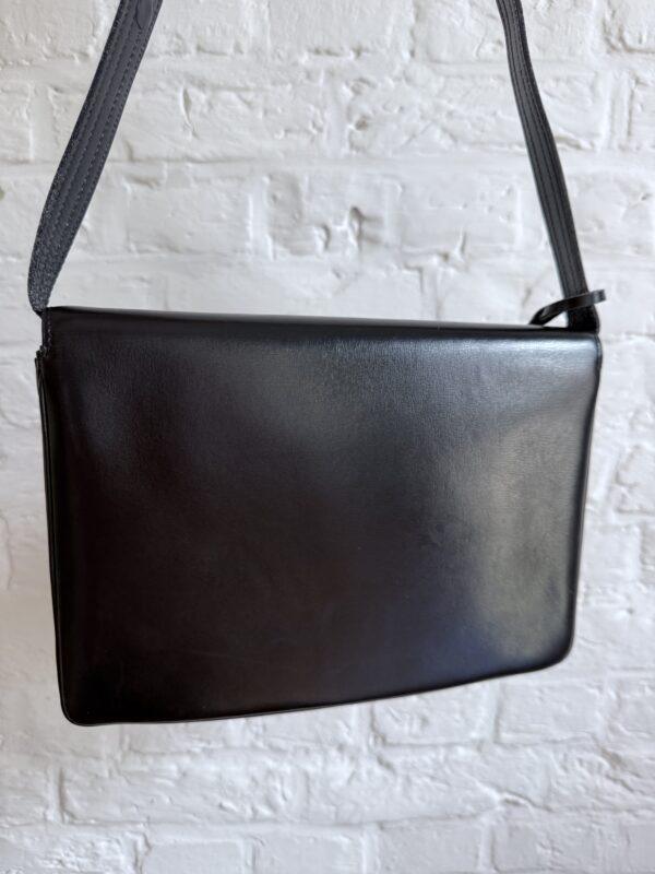Crossbody in zwarte Boxcalf - Afbeelding 10