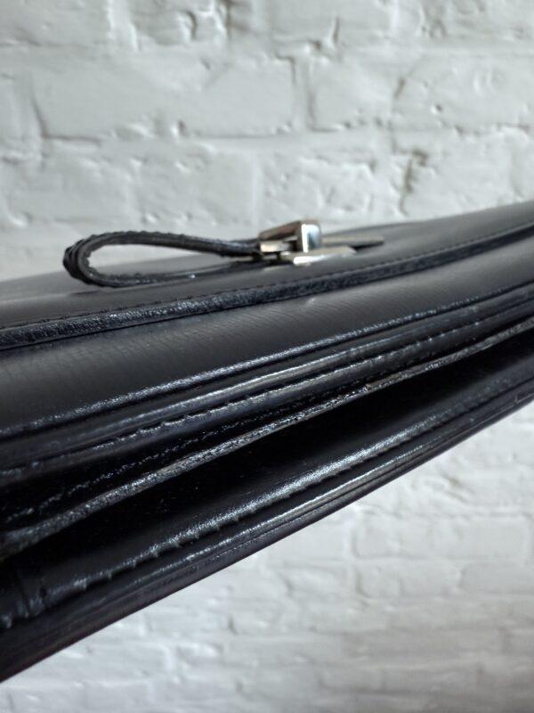 Crossbody in zwarte Boxcalf - Afbeelding 12