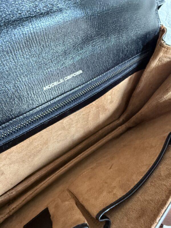 Crossbody in zwarte Boxcalf - Afbeelding 13