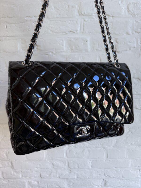 Chanel XL Patent Flap Bag - Afbeelding 5