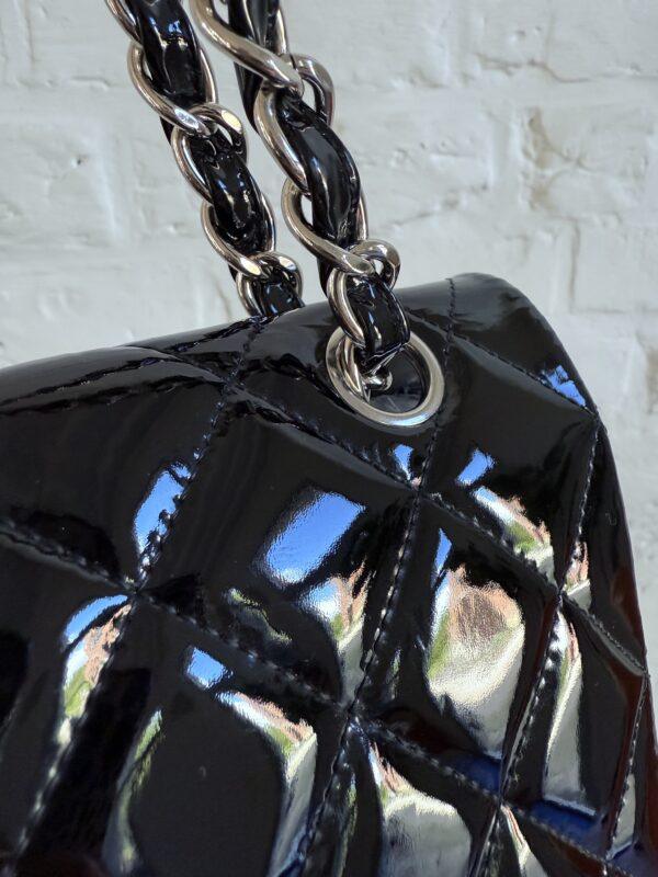 Chanel XL Patent Flap Bag - Afbeelding 9