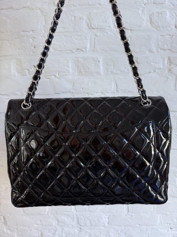 Chanel XL Patent Flap Bag - Afbeelding 10