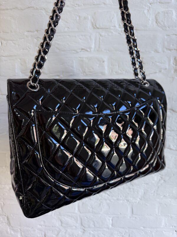 Chanel XL Patent Flap Bag - Afbeelding 12