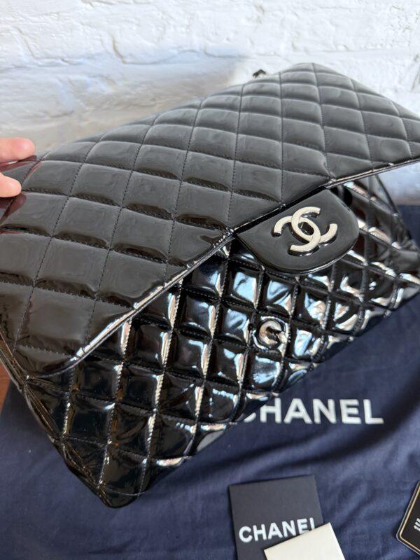 Chanel XL Patent Flap Bag - Afbeelding 17