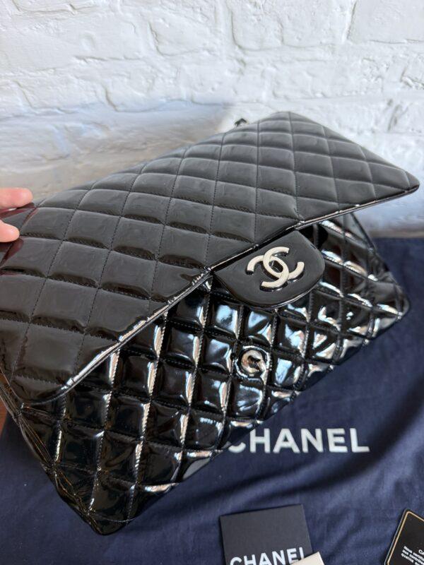 Chanel XL Patent Flap Bag - Afbeelding 18
