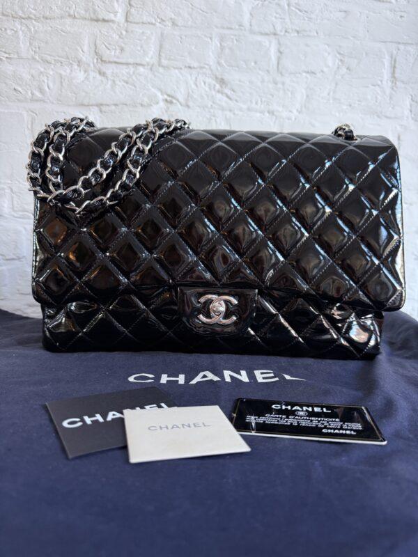 Chanel XL Patent Flap Bag - Afbeelding 19
