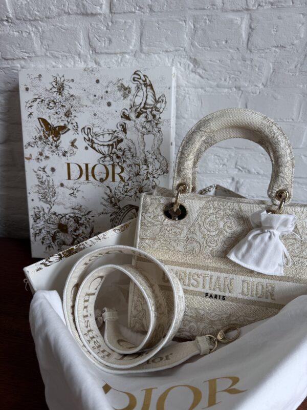 Lady Dior D-Lite White - NIEUW - Afbeelding 3