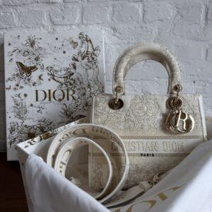 Lady Dior D-Lite White - NIEUW