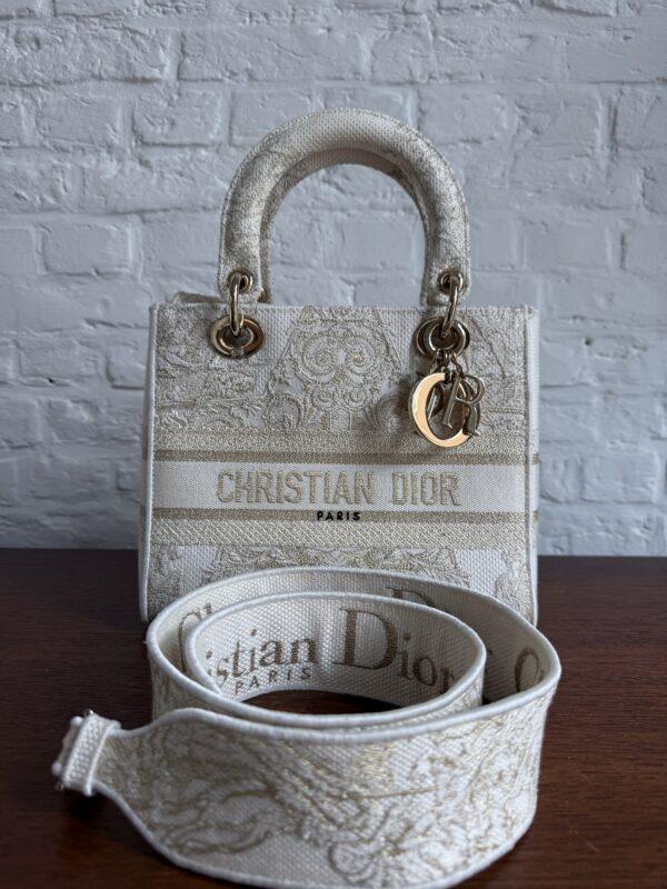 Lady Dior D-Lite White - NIEUW - Afbeelding 5