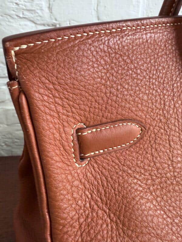 Hermes Birkin Barenia 35 GHW - Afbeelding 21