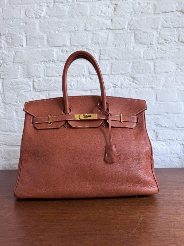 Hermes Birkin Barenia 35 GHW - Afbeelding 4