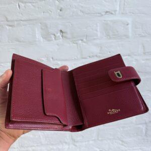 Vintage portefeuille in Rosso