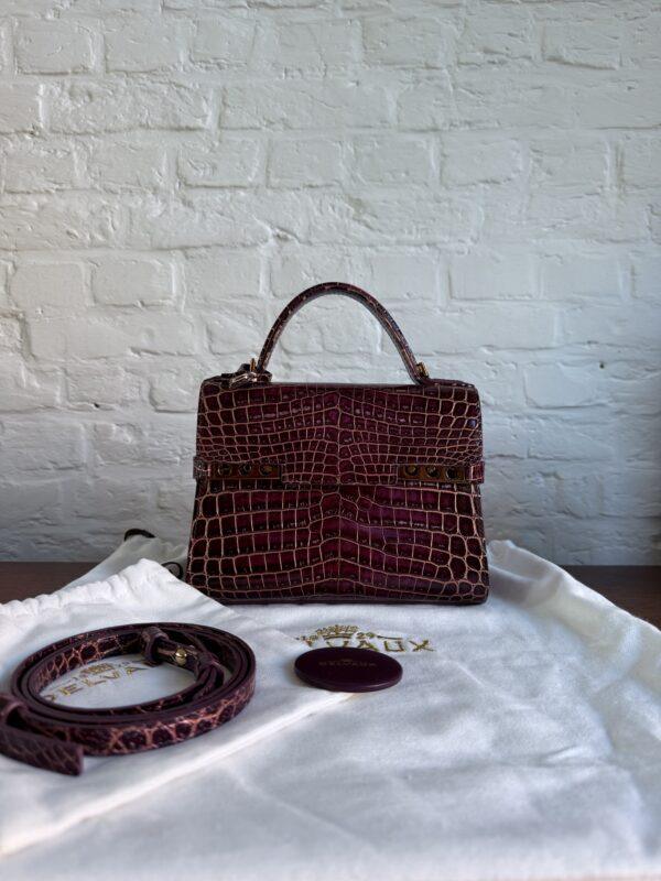 Tempête Mini Porosus Crocodile Prune - Goud - Afbeelding 2
