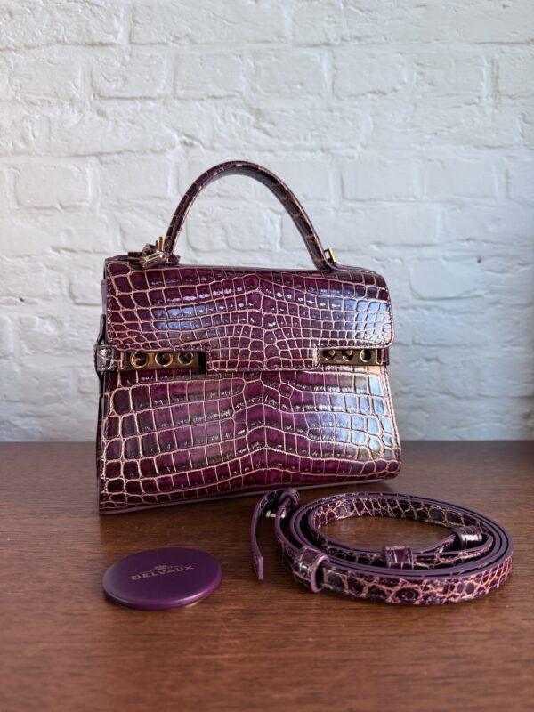 Tempête Mini Porosus Crocodile Prune - Goud