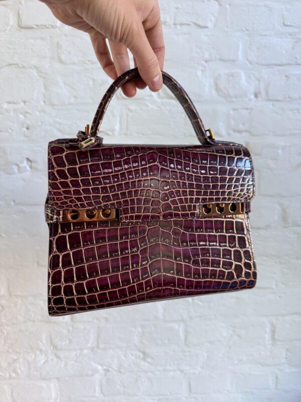 Tempête Mini Porosus Crocodile Prune - Goud - Afbeelding 6