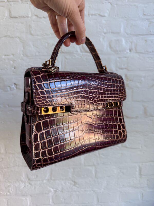 Tempête Mini Porosus Crocodile Prune - Goud - Afbeelding 8