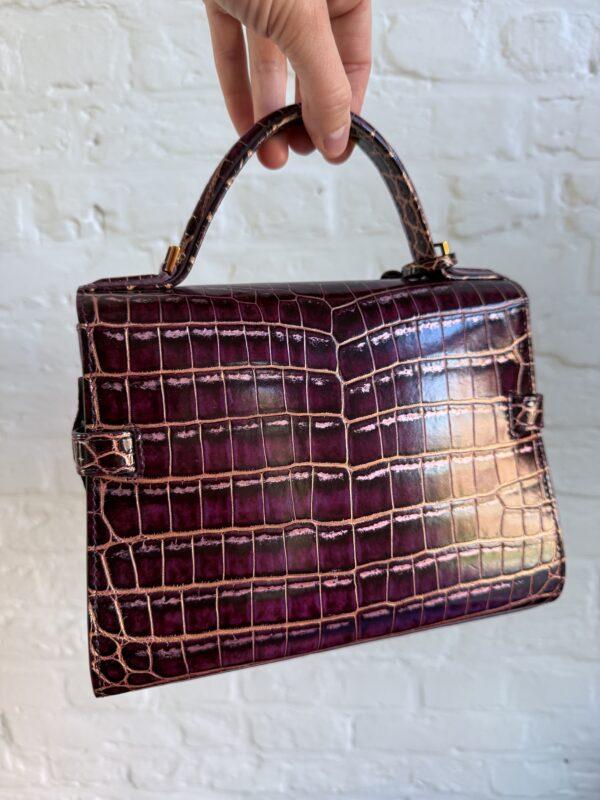 Tempête Mini Porosus Crocodile Prune - Goud - Afbeelding 18