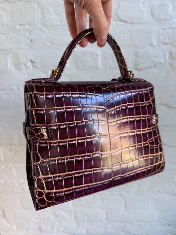 Tempête Mini Porosus Crocodile Prune - Goud - Afbeelding 19