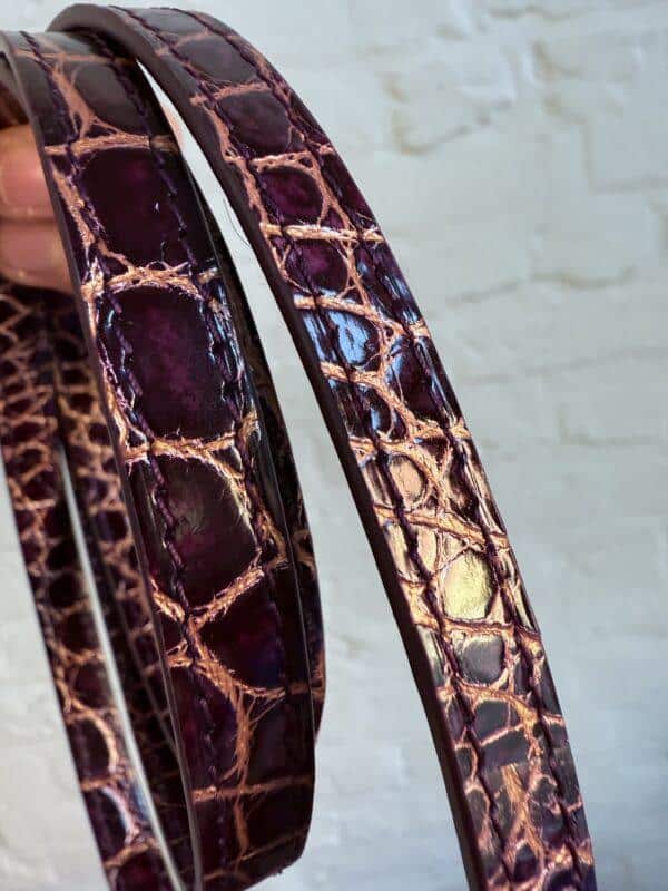 Tempête Mini Porosus Crocodile Prune - Goud - Afbeelding 24