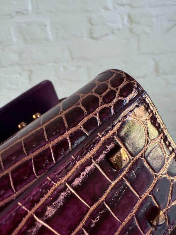 Tempête Mini Porosus Crocodile Prune - Goud - Afbeelding 35