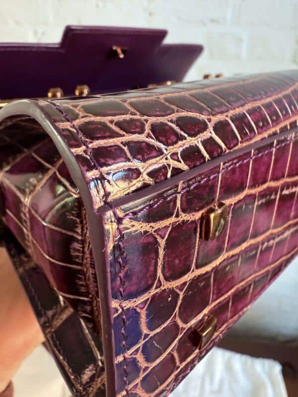 Tempête Mini Porosus Crocodile Prune - Goud - Afbeelding 38