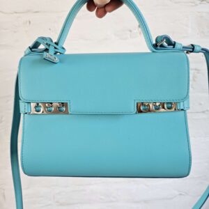 Tempête mini turquoise calf souple