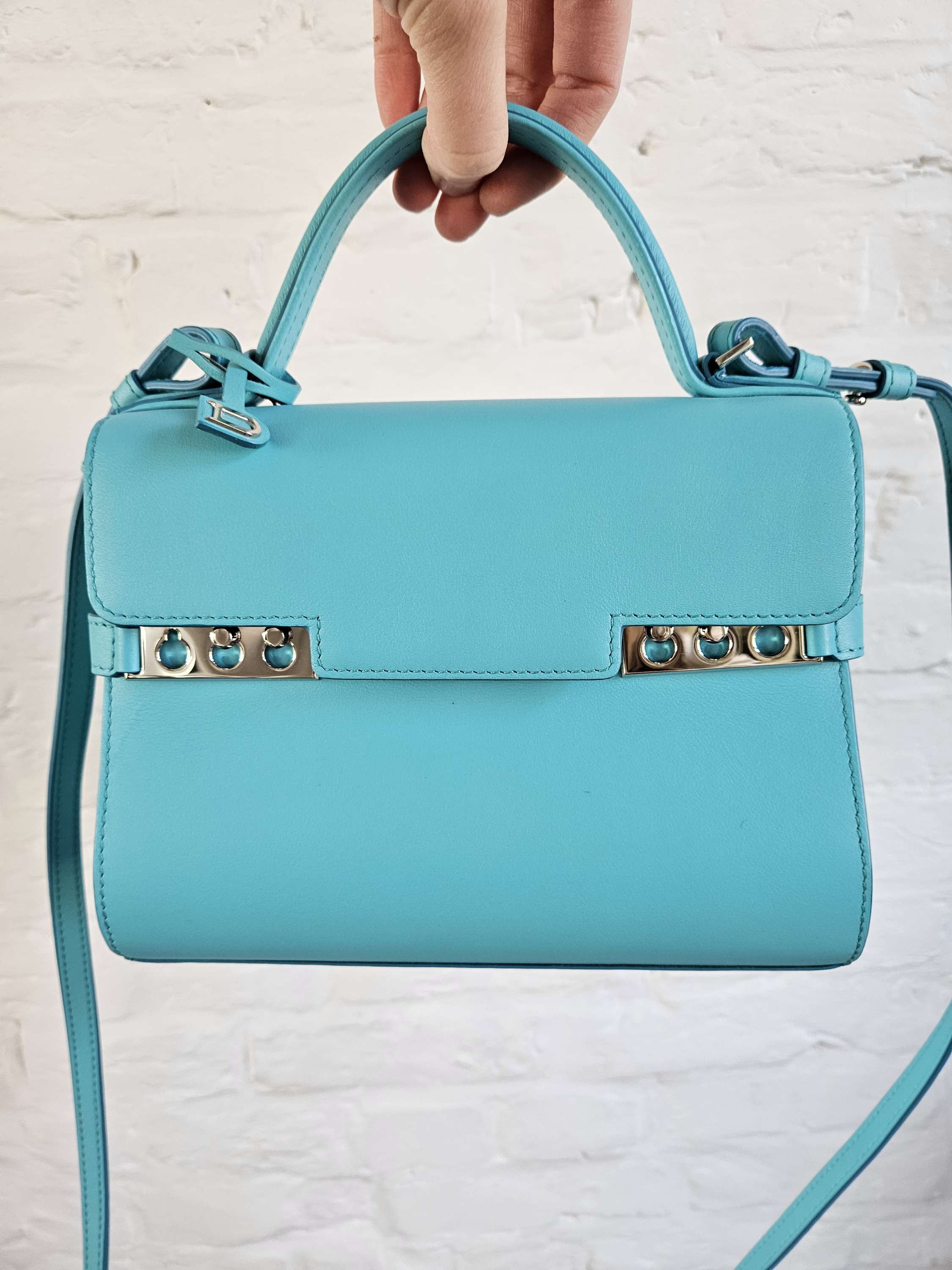 Tempête mini turquoise calf souple